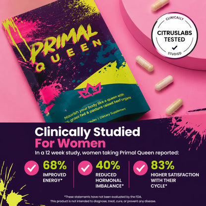 Primal Queen: Beef Organ Superfood Supplement for Women